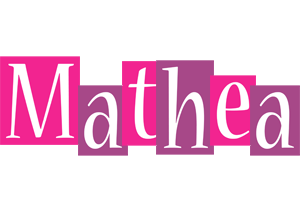 Mathea whine logo