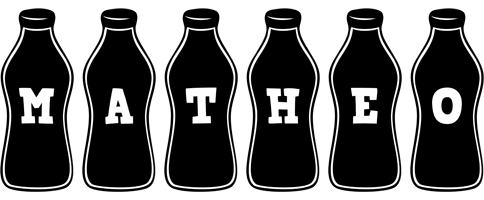 Matheo bottle logo