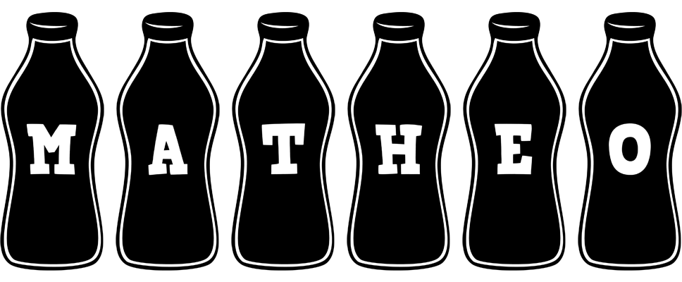 Matheo bottle logo