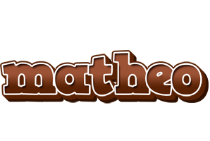 Matheo brownie logo