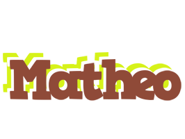 Matheo caffeebar logo