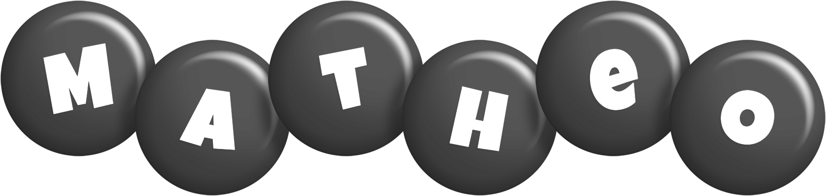 Matheo candy-black logo