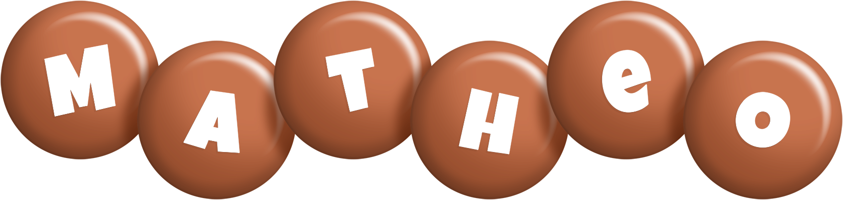 Matheo candy-brown logo
