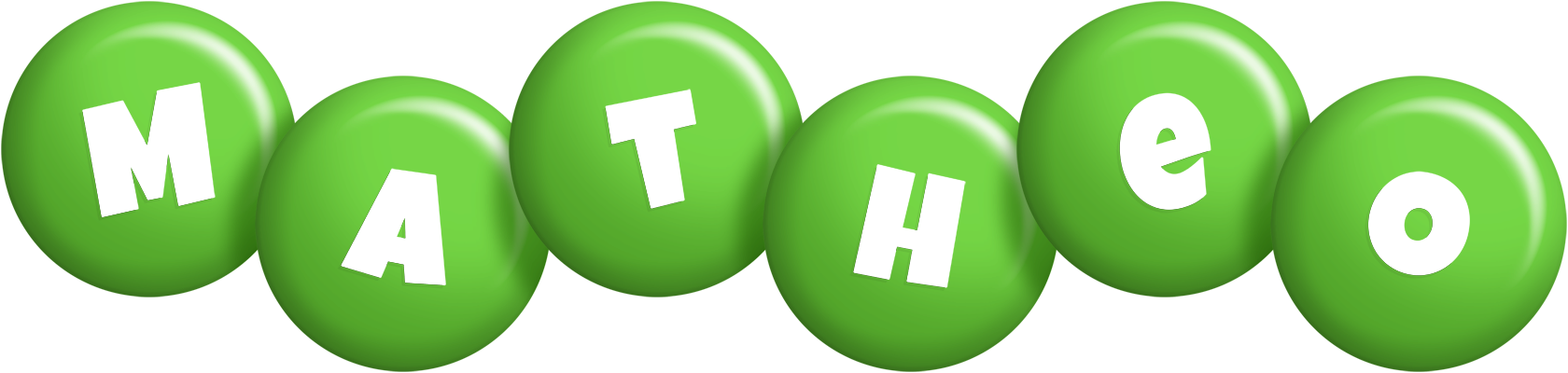 Matheo candy-green logo