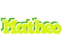 Matheo citrus logo