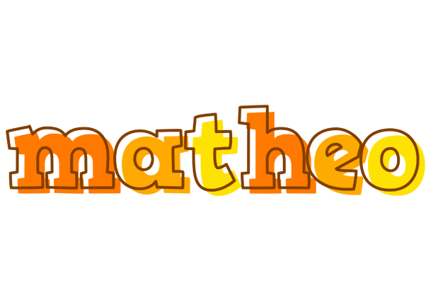 Matheo desert logo