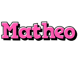 Matheo girlish logo