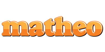 Matheo orange logo