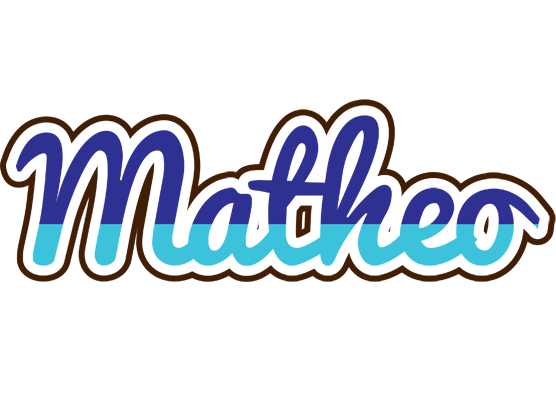 Matheo raining logo