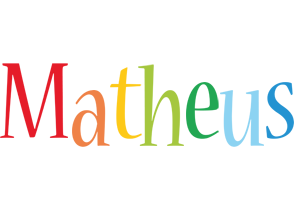 Matheus birthday logo