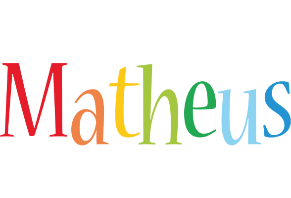 Matheus birthday logo