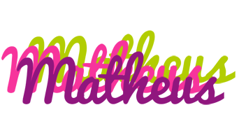 Matheus flowers logo