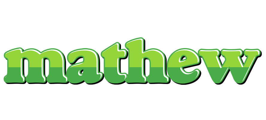 Mathew apple logo