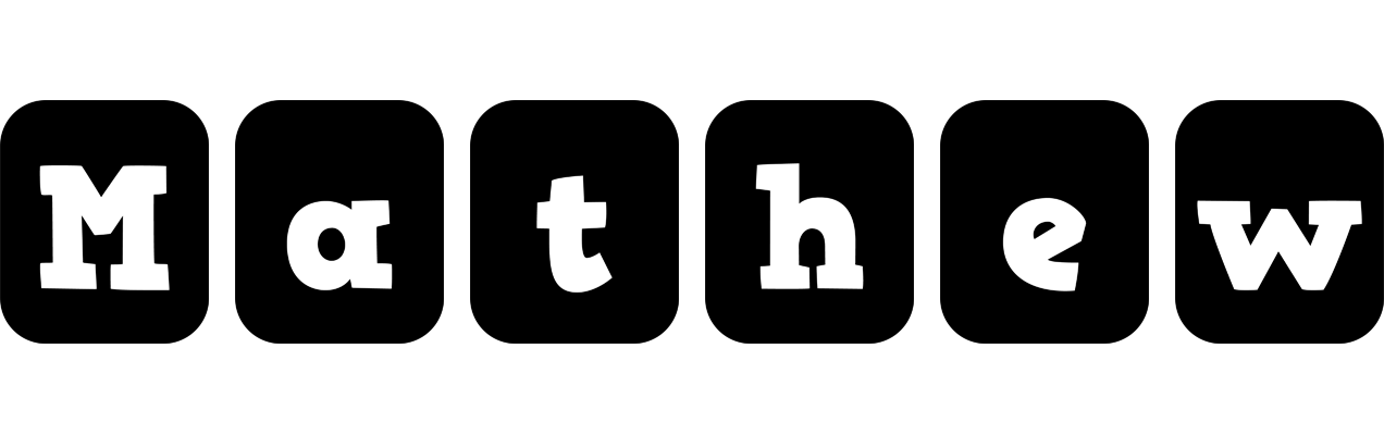 Mathew box logo