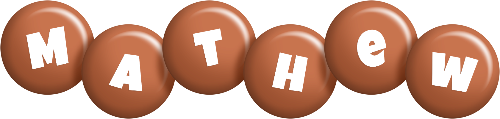 Mathew candy-brown logo