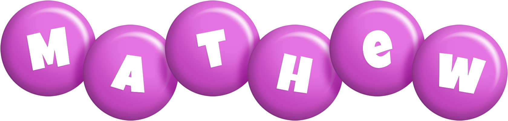 Mathew candy-purple logo