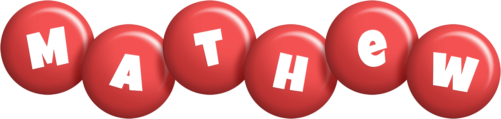 Mathew candy-red logo