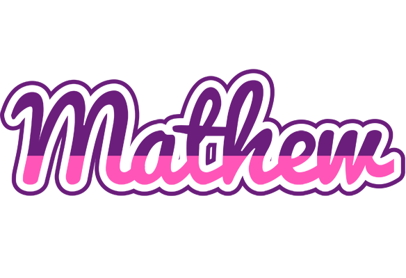 Mathew cheerful logo