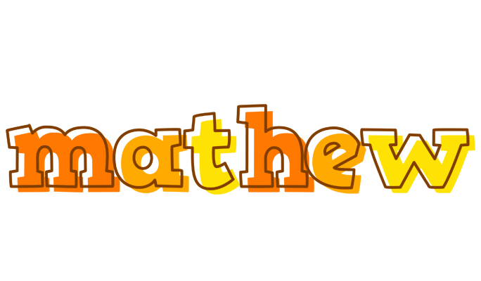 Mathew desert logo