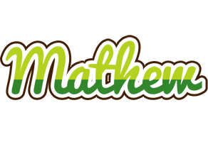 Mathew golfing logo