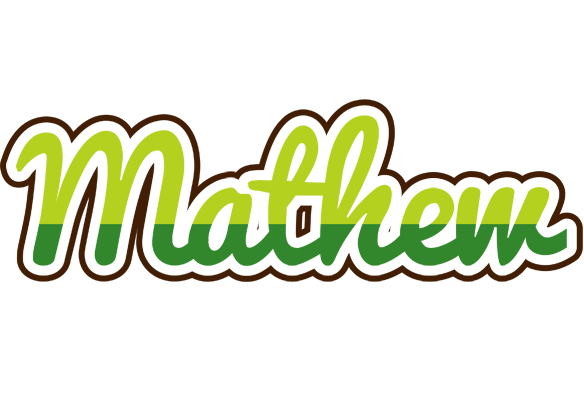 Mathew golfing logo