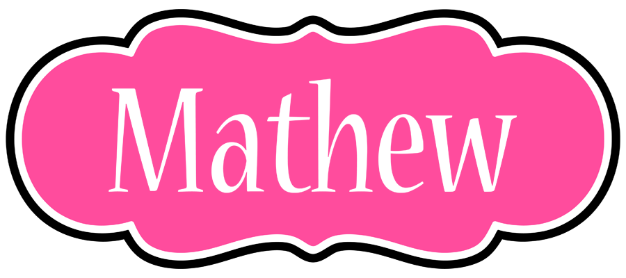 Mathew invitation logo