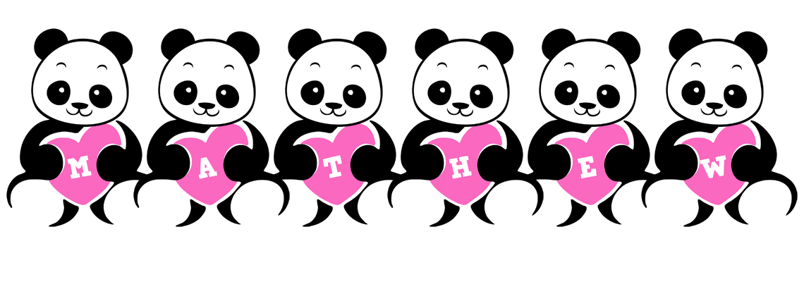 Mathew love-panda logo