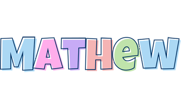 Mathew pastel logo