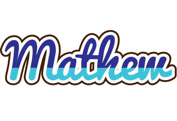 Mathew raining logo