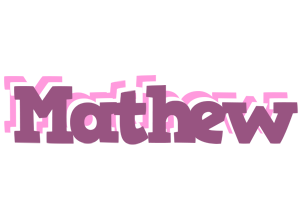 Mathew relaxing logo