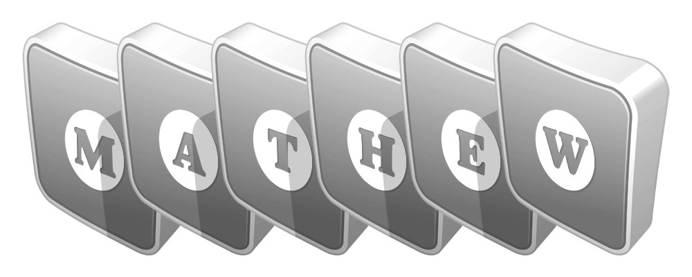 Mathew silver logo