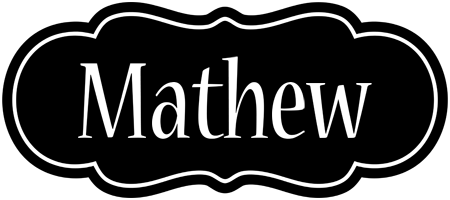 Mathew welcome logo