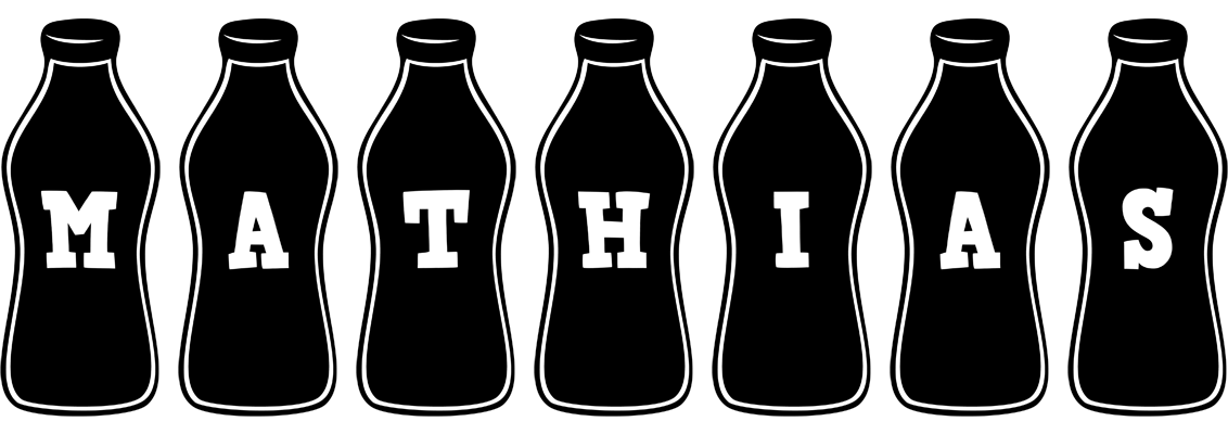 Mathias bottle logo