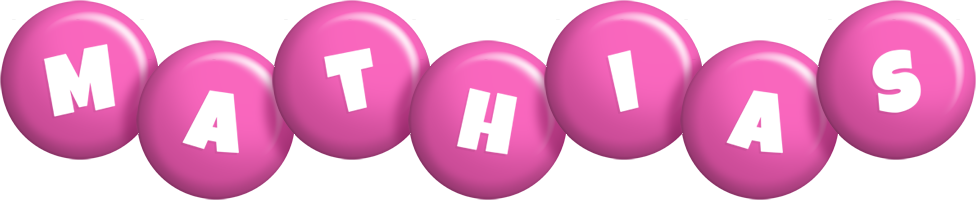 Mathias candy-pink logo
