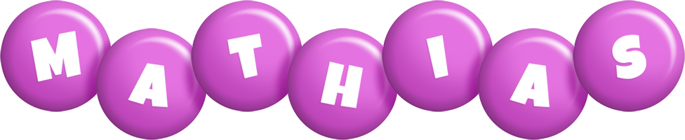 Mathias candy-purple logo