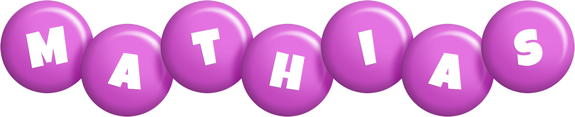 Mathias candy-purple logo