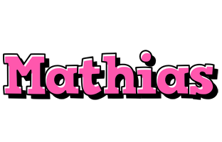 Mathias girlish logo