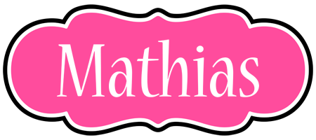 Mathias invitation logo
