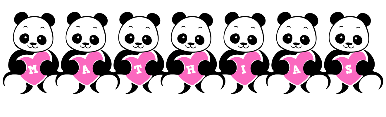 Mathias love-panda logo