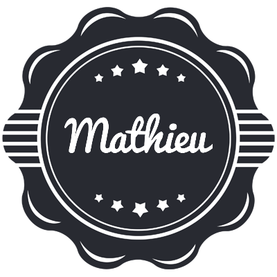 Mathieu badge logo