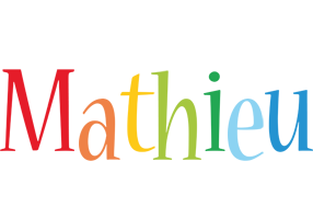 Mathieu birthday logo