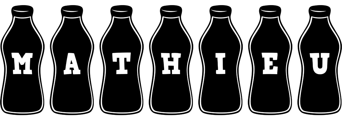 Mathieu bottle logo