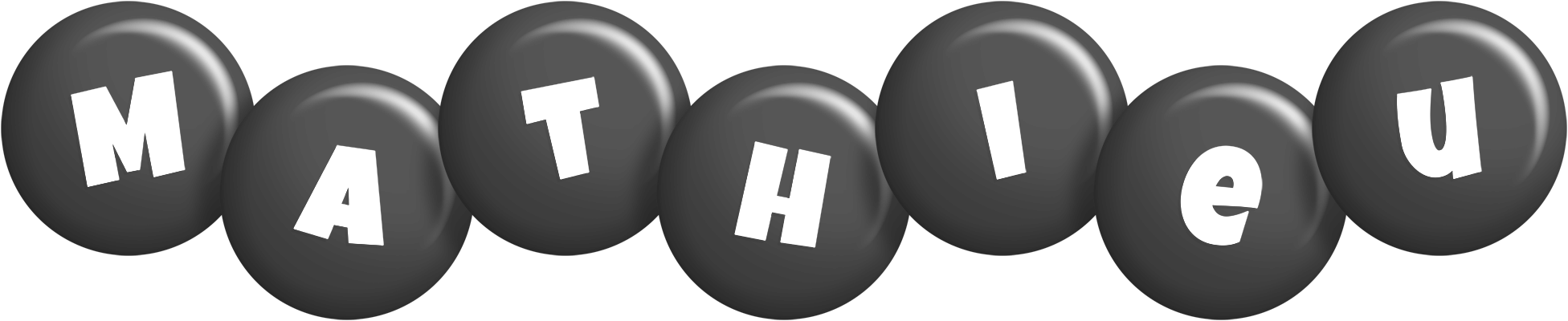 Mathieu candy-black logo