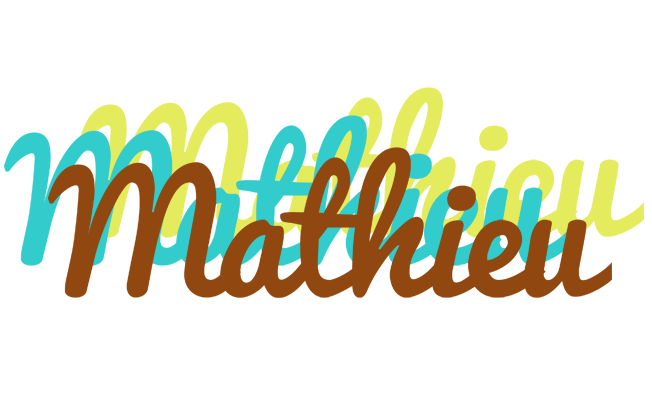 Mathieu cupcake logo