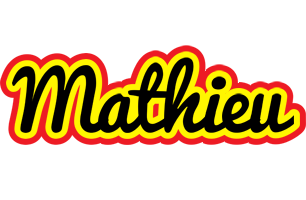 Mathieu flaming logo