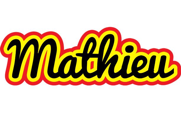 Mathieu flaming logo