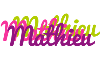 Mathieu flowers logo