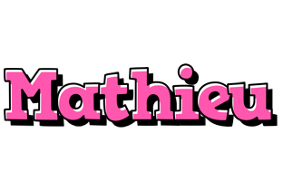 Mathieu girlish logo