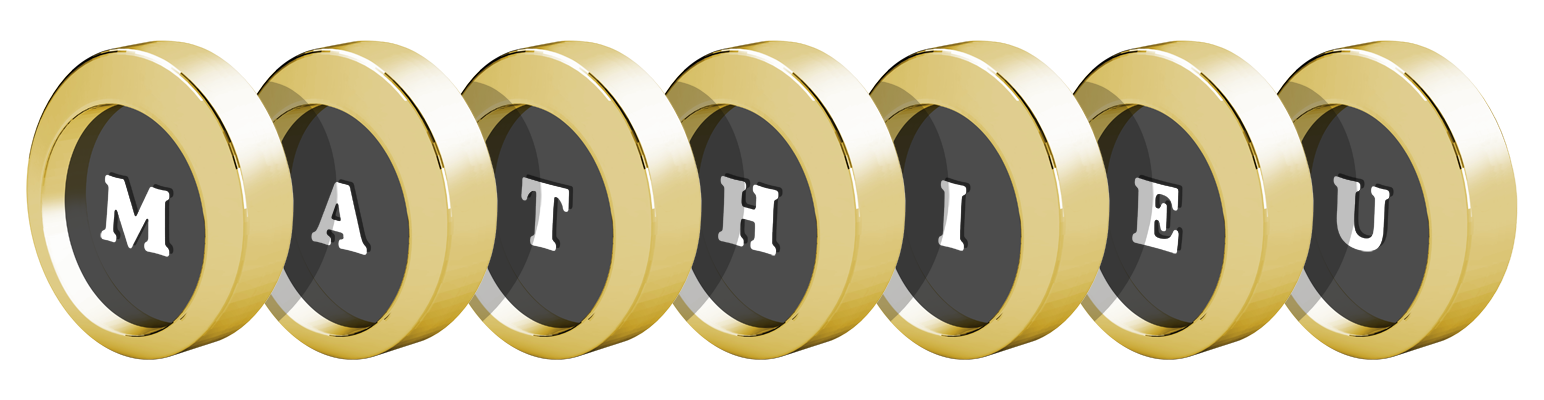 Mathieu gold logo