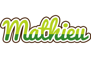 Mathieu golfing logo